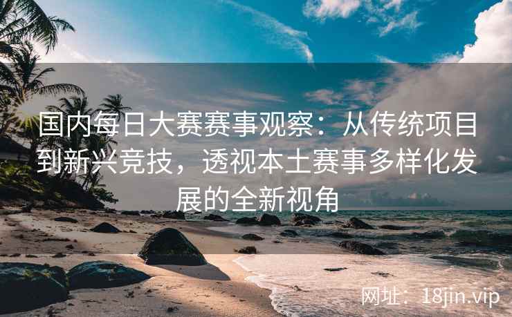 国内每日大赛赛事观察：从传统项目到新兴竞技，透视本土赛事多样化发展的全新视角