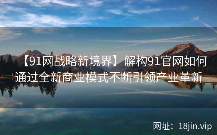 【91网战略新境界】解构91官网如何通过全新商业模式不断引领产业革新