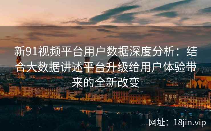 新91视频平台用户数据深度分析：结合大数据讲述平台升级给用户体验带来的全新改变