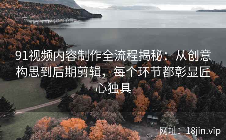 91视频内容制作全流程揭秘：从创意构思到后期剪辑，每个环节都彰显匠心独具