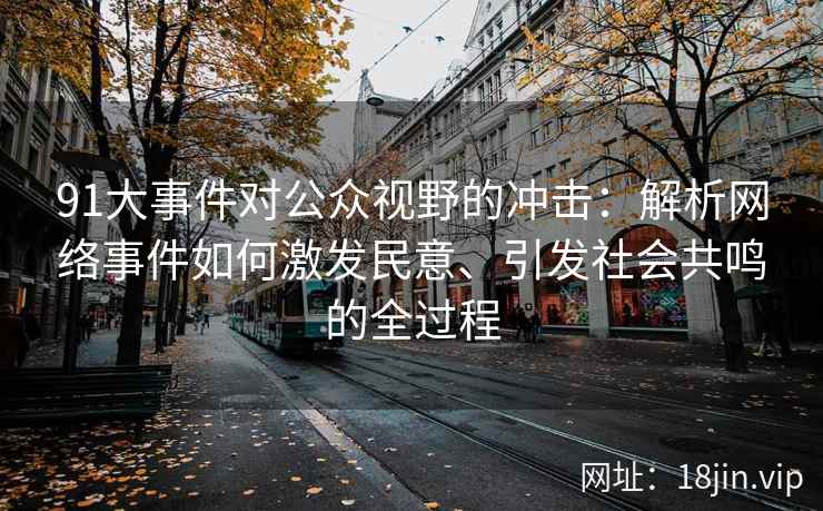 91大事件对公众视野的冲击：解析网络事件如何激发民意、引发社会共鸣的全过程